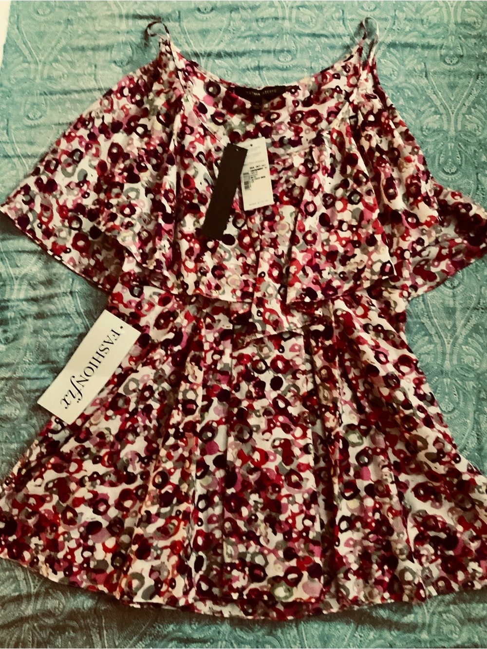 Cynthia Steffe Pink Floral Ruffle Sundress